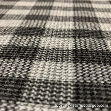 High Quality Checked Terry Fabric